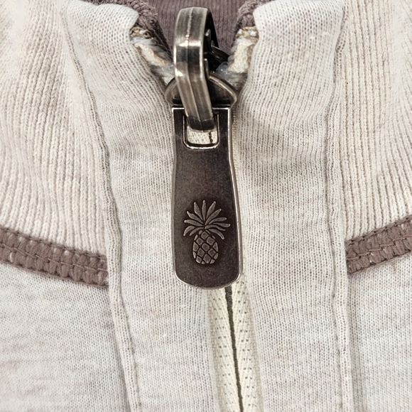 Tommy Bahama Men's Reversible Half Zip Pull-Over Sweatshirt - Picture 3 of 6